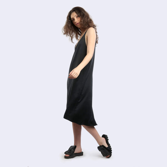 Aistishka Juste Black Slip-On Dress - AISTISHKA - Home of Vivid Footwear & Apparel