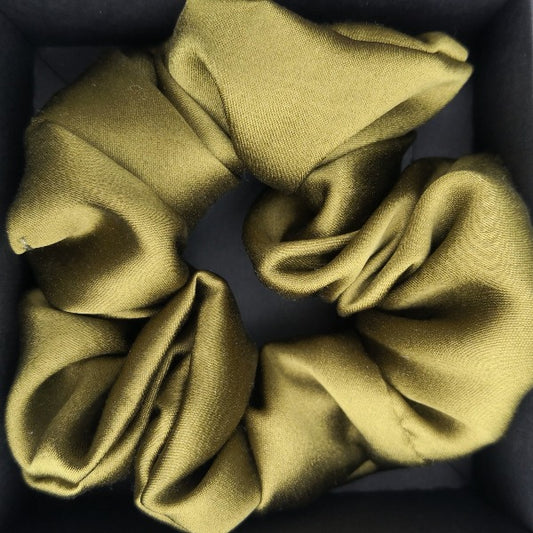 Aistishka Satin Silk Scrunchie size L - AISTISHKA - Home of Vivid Footwear & Apparel