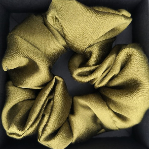 Aistishka Satin Silk Scrunchie Size M - AISTISHKA - Home of Vivid Footwear & Apparel