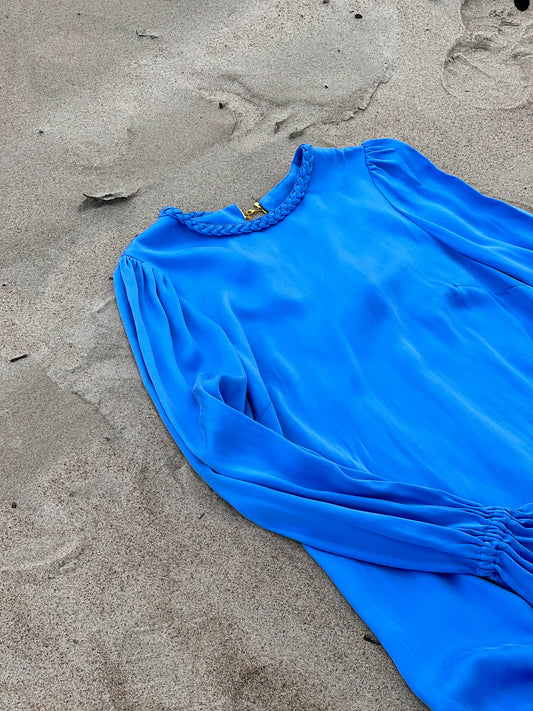 Aistishka Sky Blue Luna Dress - AISTISHKA - Home of Vivid Footwear & Apparel