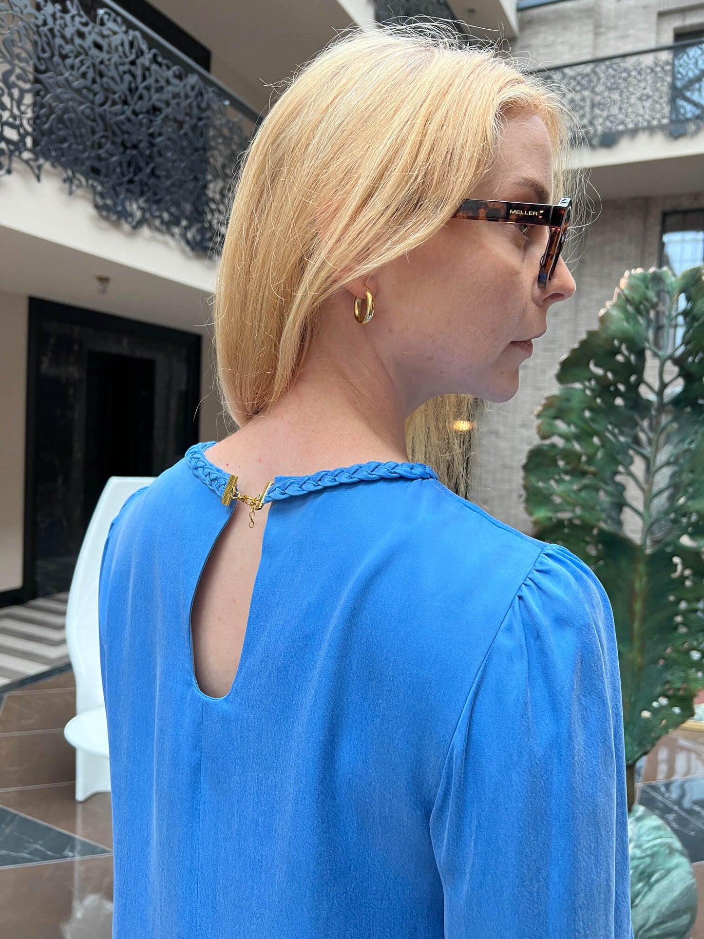 Aistishka Sky Blue Luna Dress - AISTISHKA - Home of Vivid Footwear & Apparel