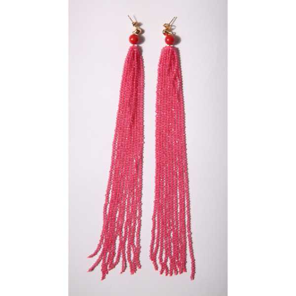 MSharm Coral Stone Earrings