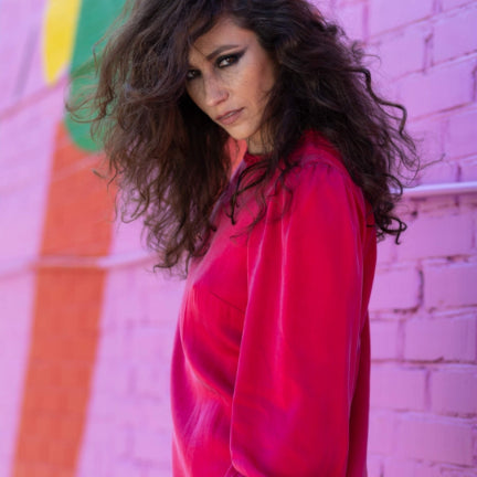 Aistishka Magenta Luna Dress - AISTISHKA - Home of Vivid Footwear & Apparel