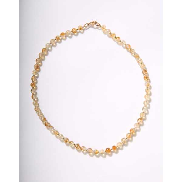 MSharm Citrinite Stone Necklace