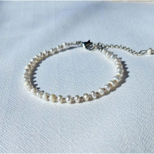 MSharm Pearl Stone Bracelet