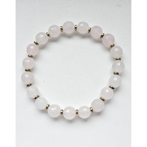 MSharm Rose quartz Stone Bracelet