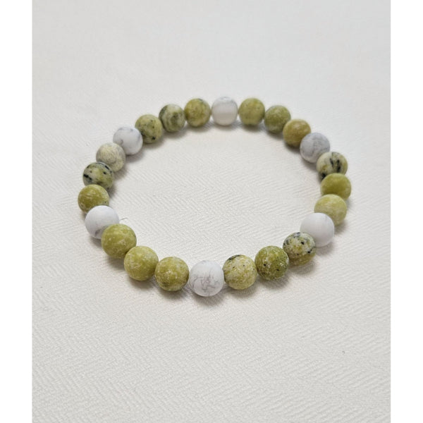 MSharm Turquoise and Howlite Stones Bracelet