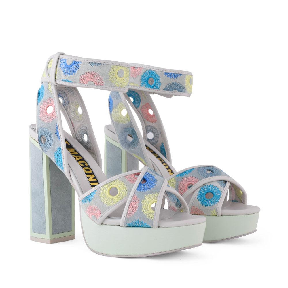 KM Charlie Mint Blue Platform Heels - AISTISHKA - Home of Vivid Footwear & Apparel