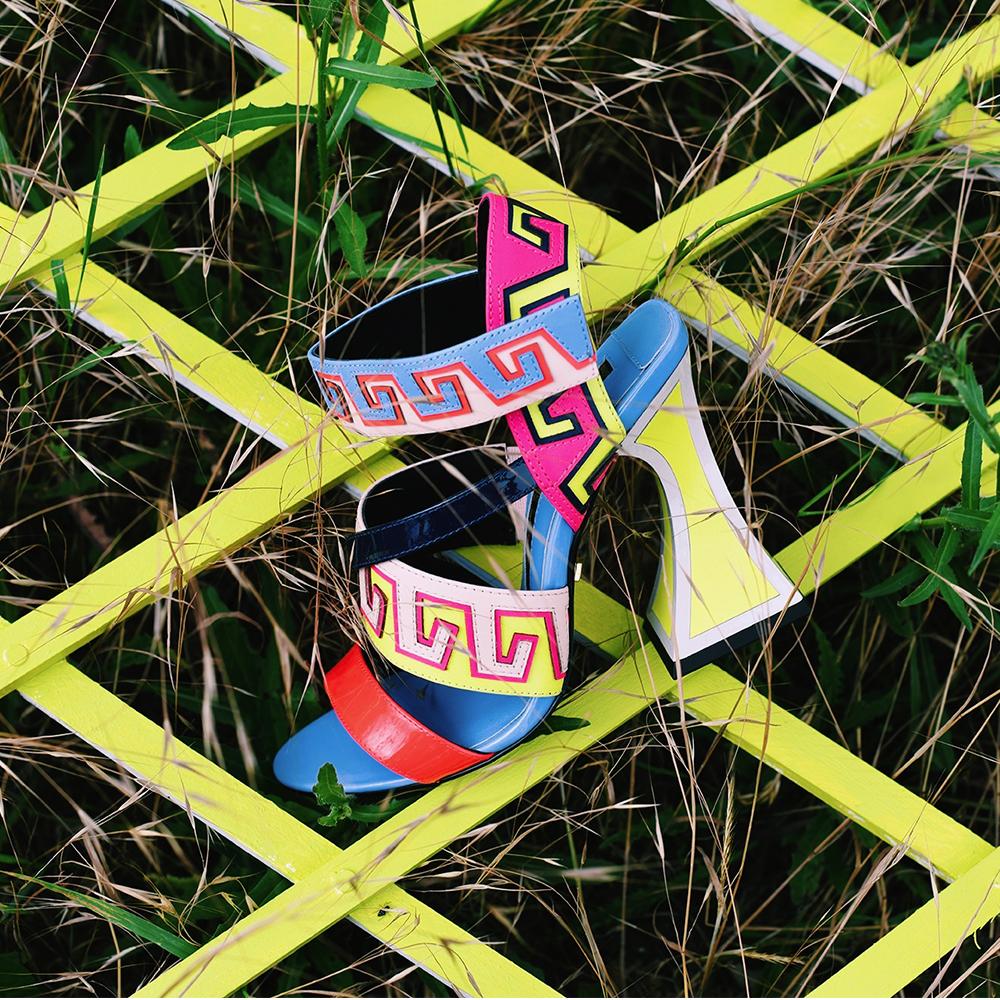 KM Esme Multibrights High Heels - AISTISHKA - Home of Vivid Footwear & Apparel