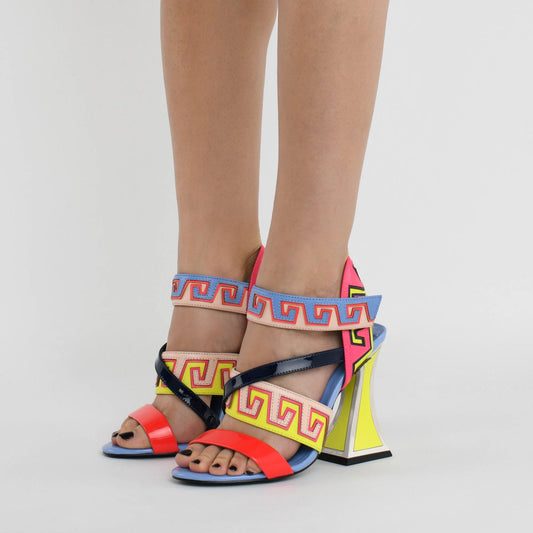 KM Esme Multibrights High Heels - AISTISHKA - Home of Vivid Footwear & Apparel