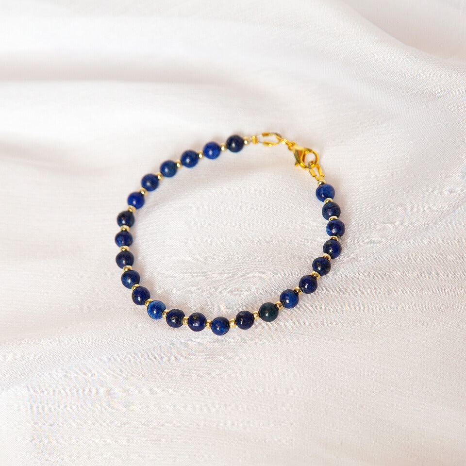 M Sharm Lapis lazuli Stone Bracelet