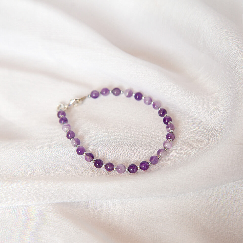 M Sharm Amethyst Crystal Bracelet