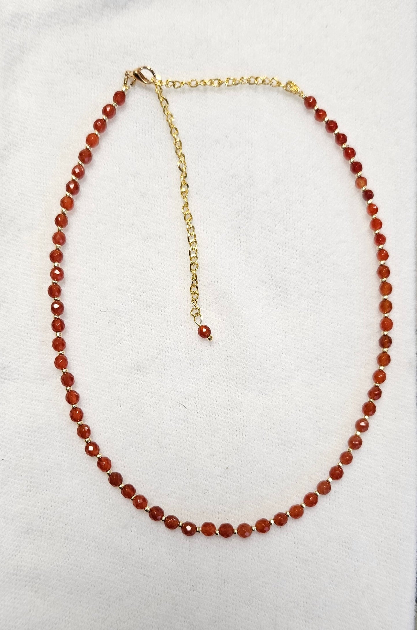 M Sharm Carnelian Stone Necklace