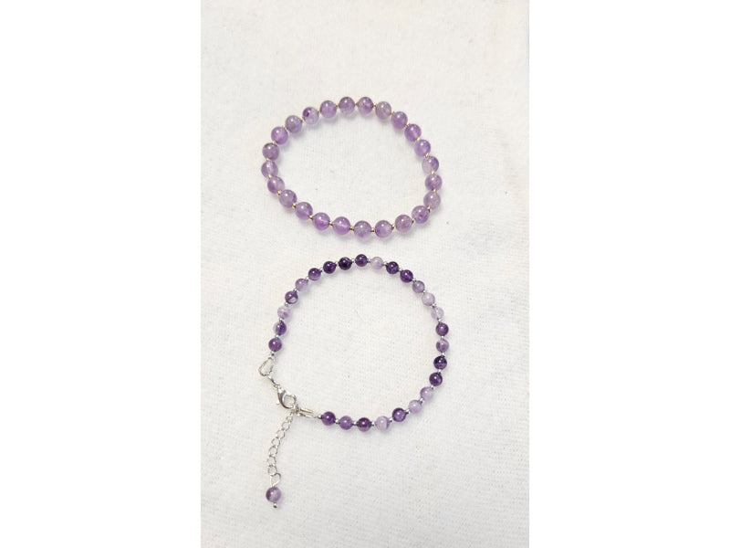 M Sharm Amethyst Stone Bracelet