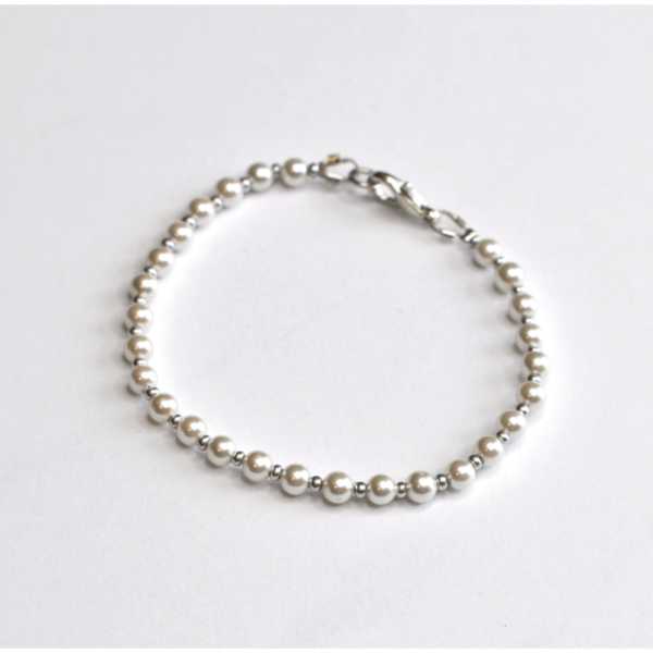 MSharm white Perl Bracelet