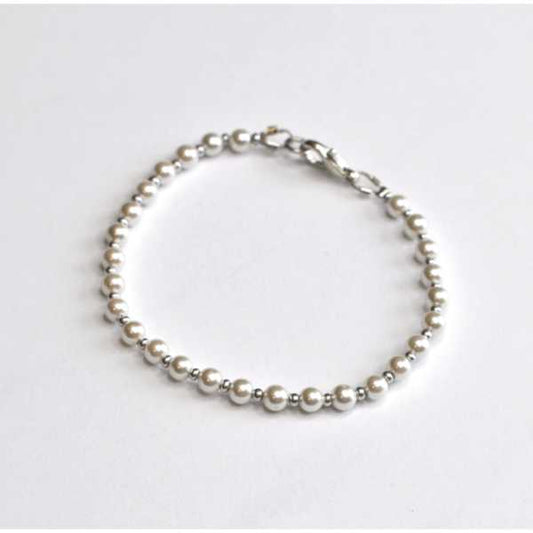 MSharm white Perl Bracelet