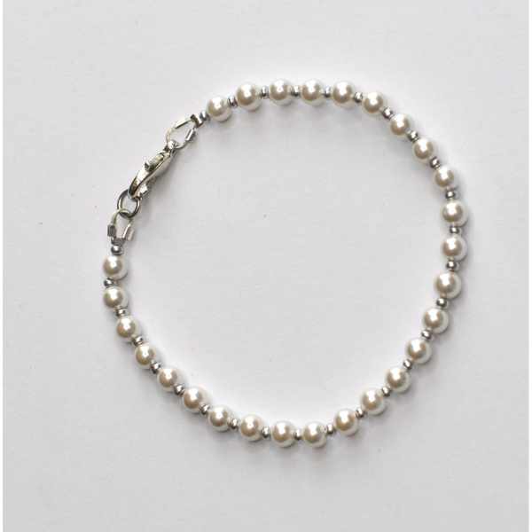 MSharm white Perl Bracelet