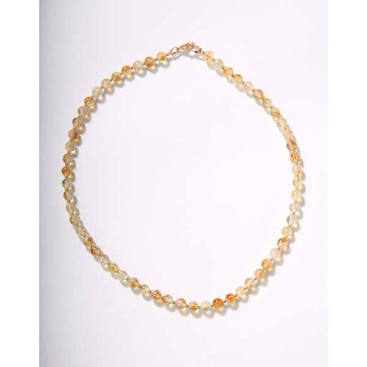 MSharm Citrinite Stone Necklace