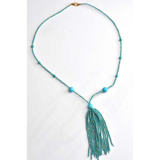 MSharm Necklace with Turquoise Stone