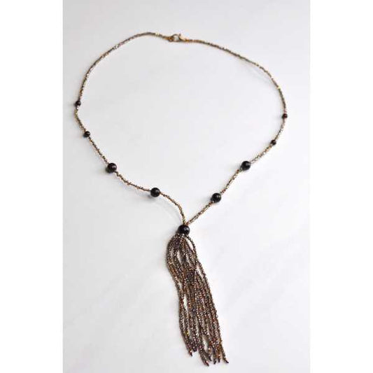 MSharm Necklace with Garnet Stone