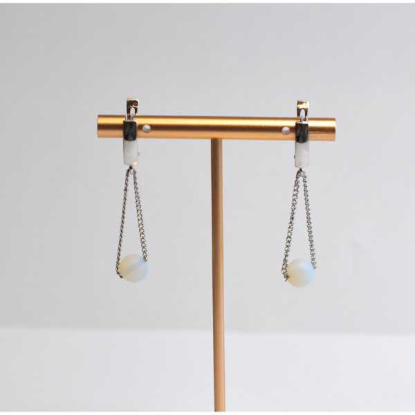 MSharm Moon Stone Earrings