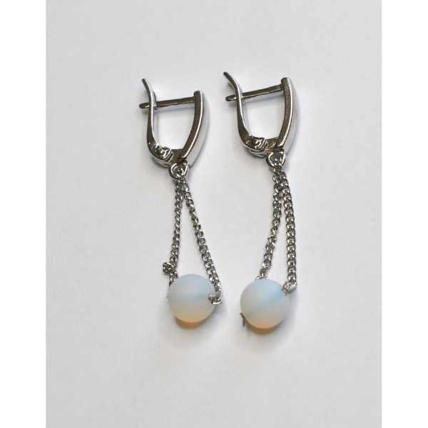 MSharm Moon Stone Earrings