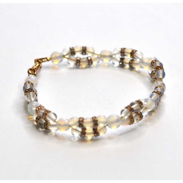 MSharm Moon Stone Stone Bracelet
