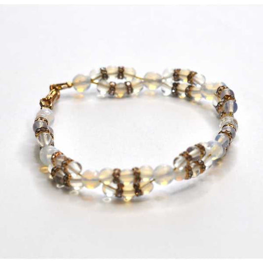 MSharm Moon Stone Stone Bracelet
