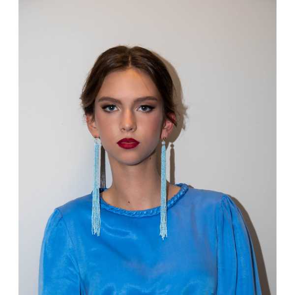 MSharm Moon Stone Earrings (long)