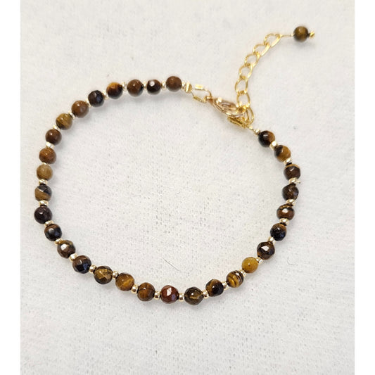 M Sharm Tiger eye  Stone Bracelet