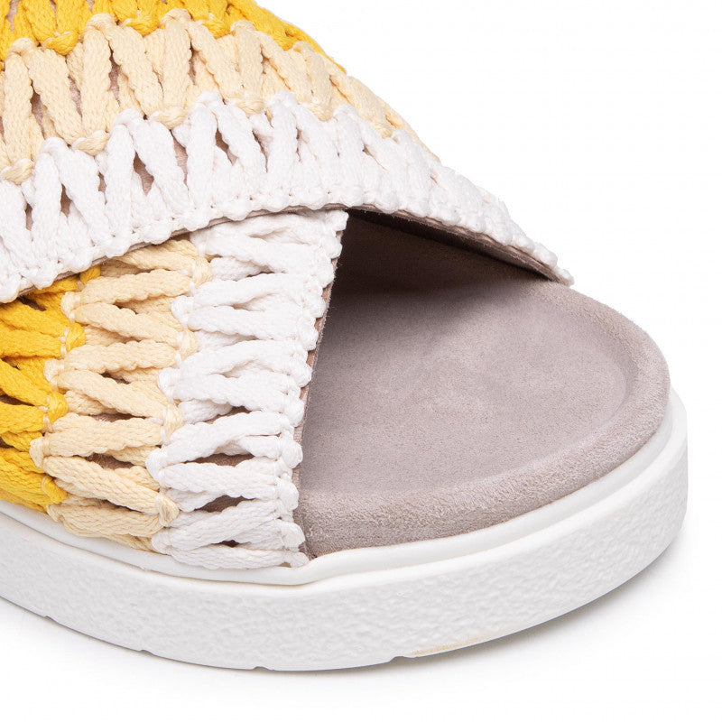 Inuikii slipper raffia online white